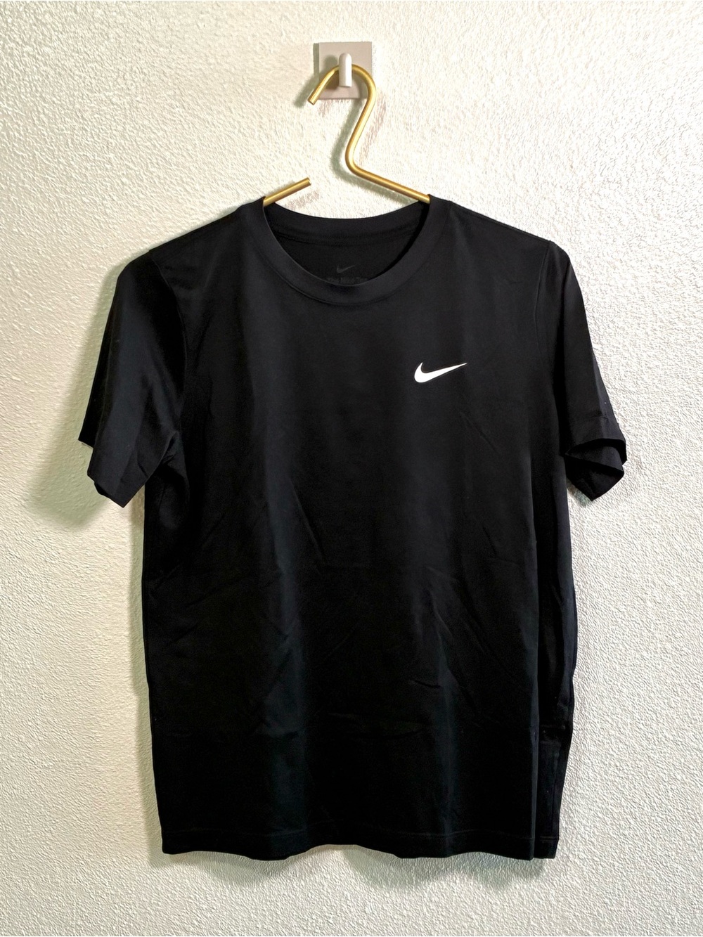 Nike Dri-FIT One Luxe Black Athletic T-Shirt Boys Youth XL
